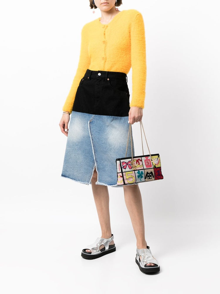Vintage Cross stitch shoulder bag - rewindvintageofficial