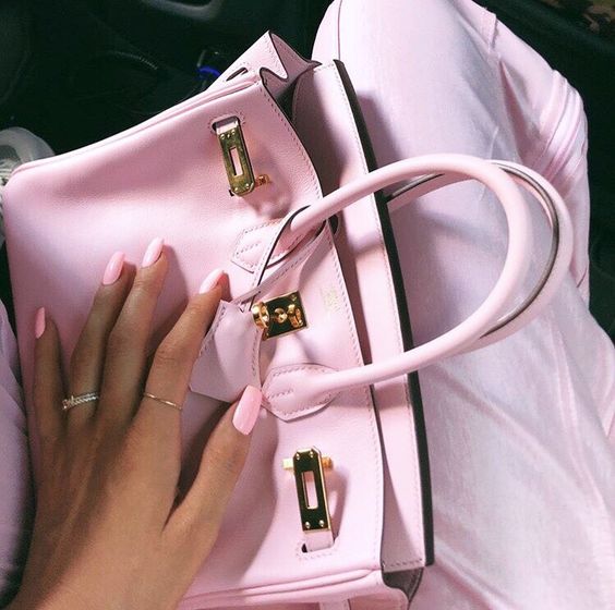 Hermès millennial pink bag