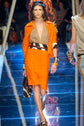 Orange textured blazer from Dolce & Gabbana&