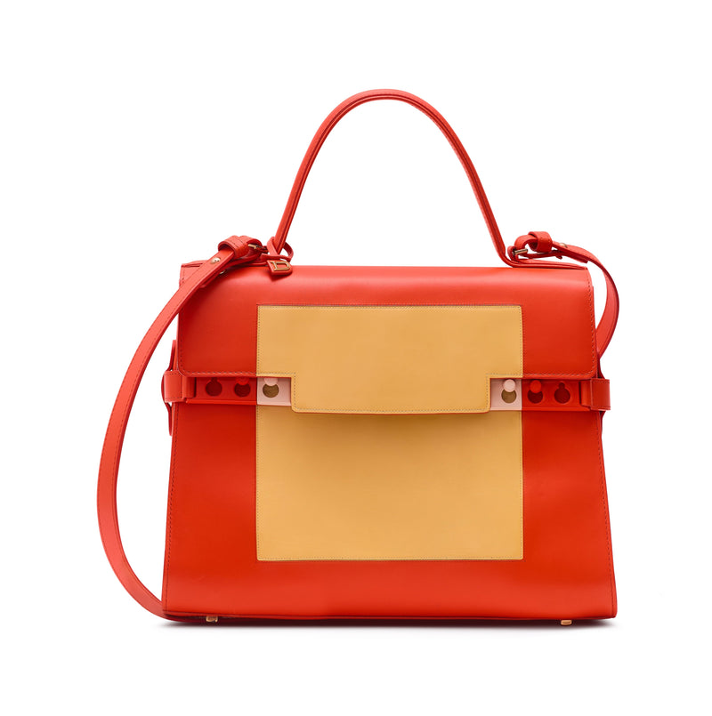 Other Designers Tempête MM leather top handle bag with structured design and top handle, in a sleek, stylish look.