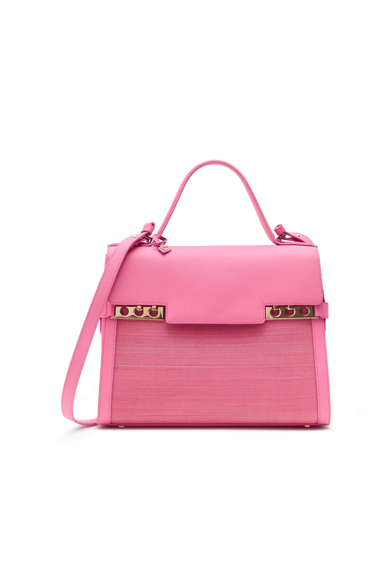 Tempête GM Toile de Crin Leather Top Handle Bag