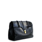 Black Celine Soft 16 Tote shoulder bag with sleek design and spacious interior, perfect for everyday use.