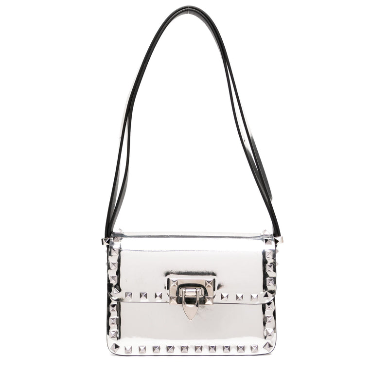 Valentino Small Silver Rockstud23 Bag