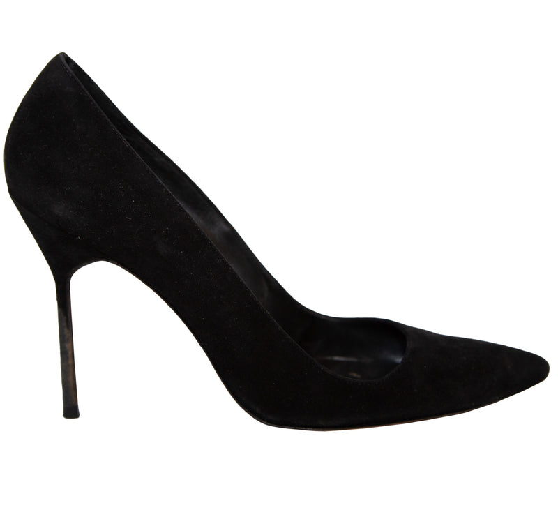 Manolo Blahnik Black Pumps Black Sole