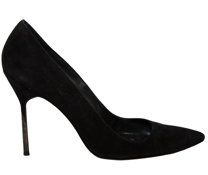 Black Suede Pumps