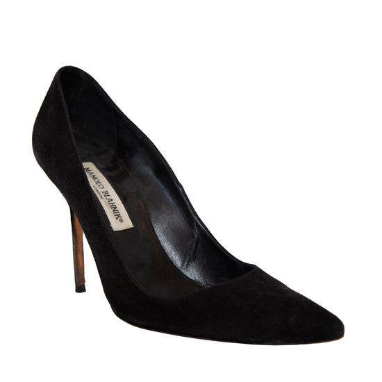 Black Suede Pumps