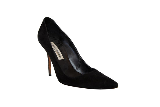 Manolo Blahnik Black Pumps Black Sole