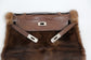 Kelly Manchon Exotic Mink Muff Brown PHW