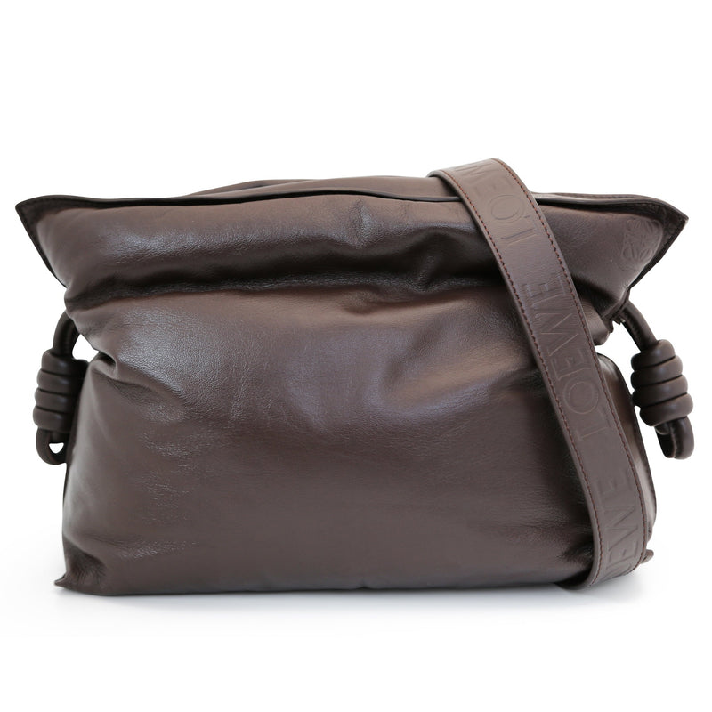Loewe Brown Puffer Flamenco Bag