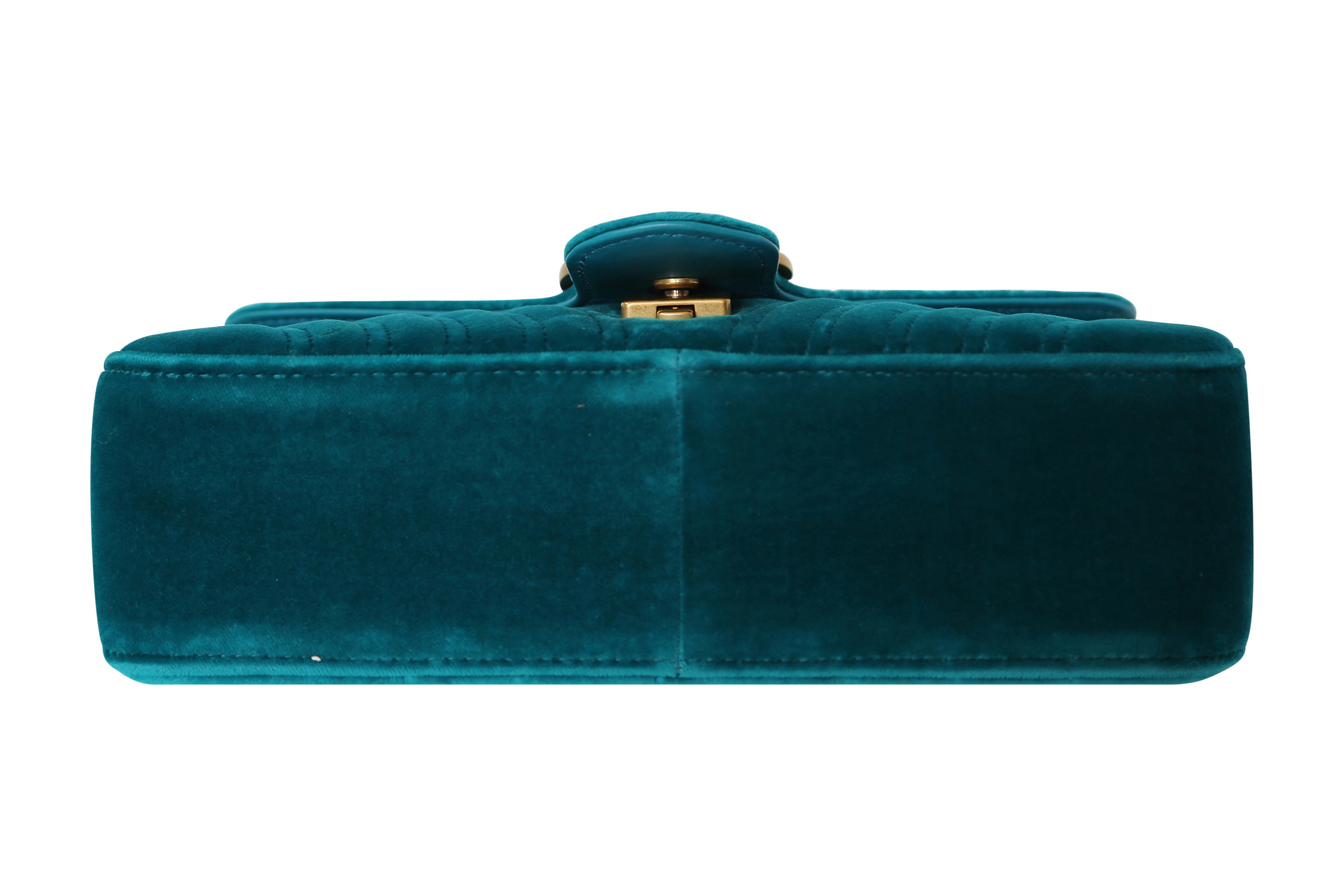 GG Marmont Turquoise Velvet Bag Rewind Vintage Affairs