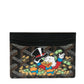 Throwing Hat & Money Black Customised Wallet