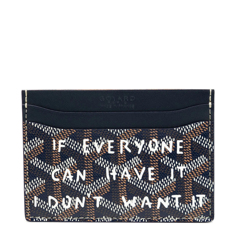 Customised Navy Saint-Sulpice Cardholder