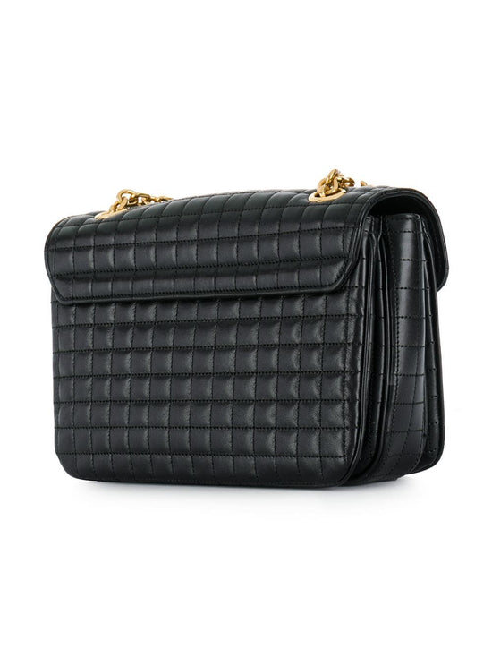 C Quilted Medium Crossbody Bag