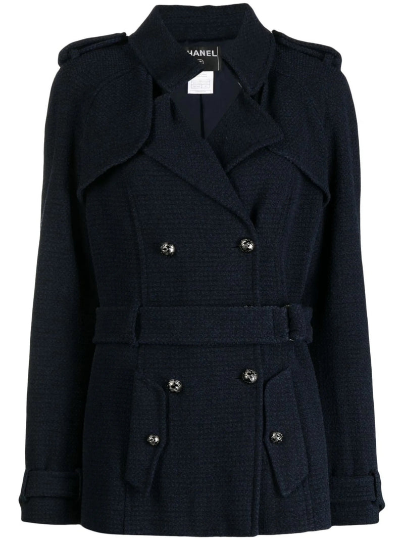 Short Belted Trench Coat