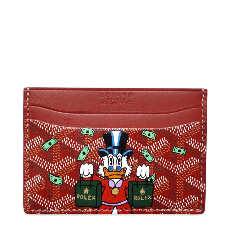Customised Red Saint-Sulpice Cardholder