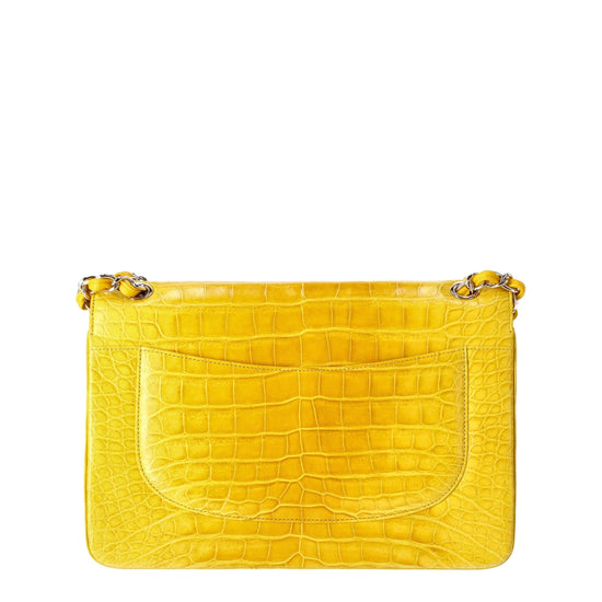 Jumbo Double Flap Bag Ombre Yellow