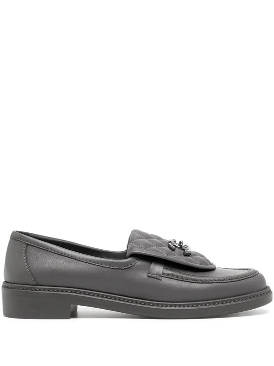 CC Quilted Leather Loafers