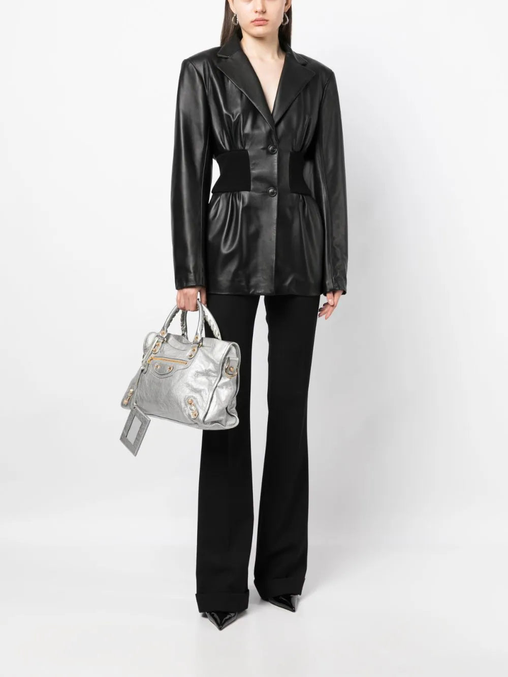 Classic silver city balenciaga hot sale