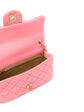 Pink Mini Rectangular Flap Bag