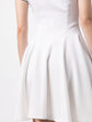 Scallop-Edged A-line Dress