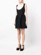 Dior Bib-collar Sleeveless Minidress