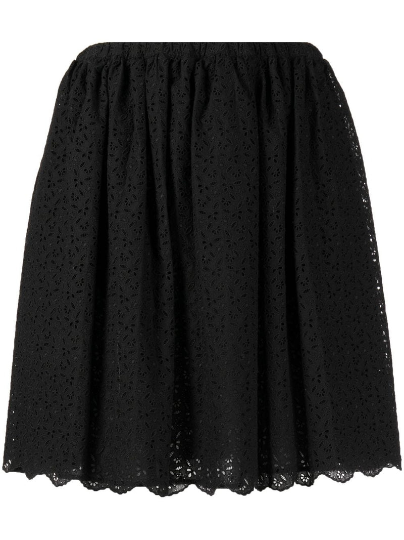 Broderie Anglaise Miniskirt