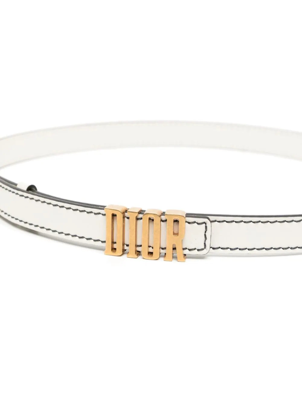 Dior D Fence White Belt