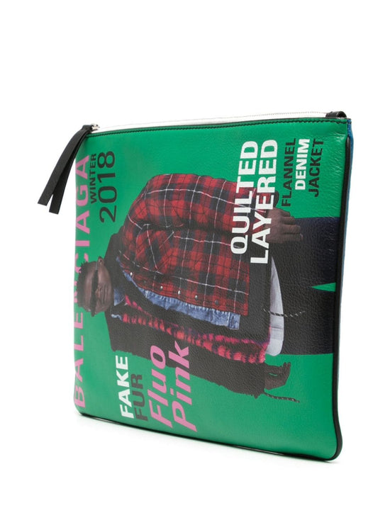 Balenciaga Supermarket Magazine Clutch