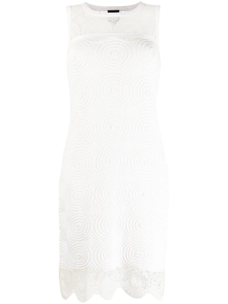 Fendi Broderie-Anglaise Sleeveless Dress