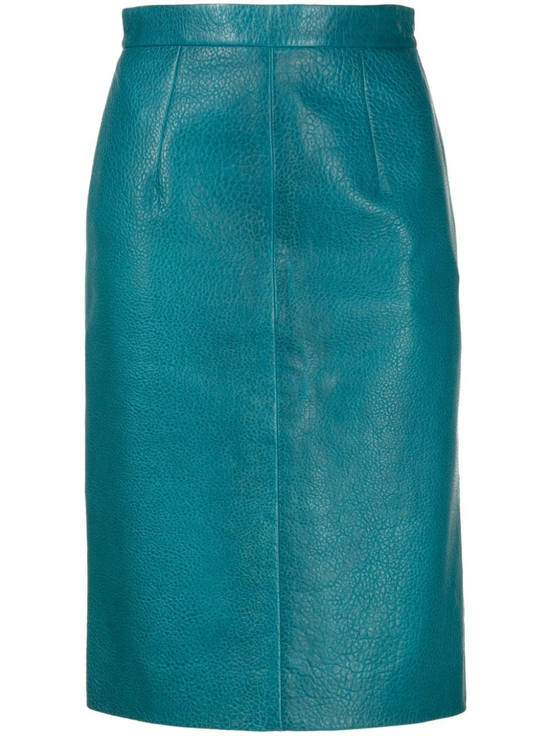 Leather Pencil Skirt