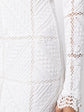 Crochet Knit Long-Sleeved Dress