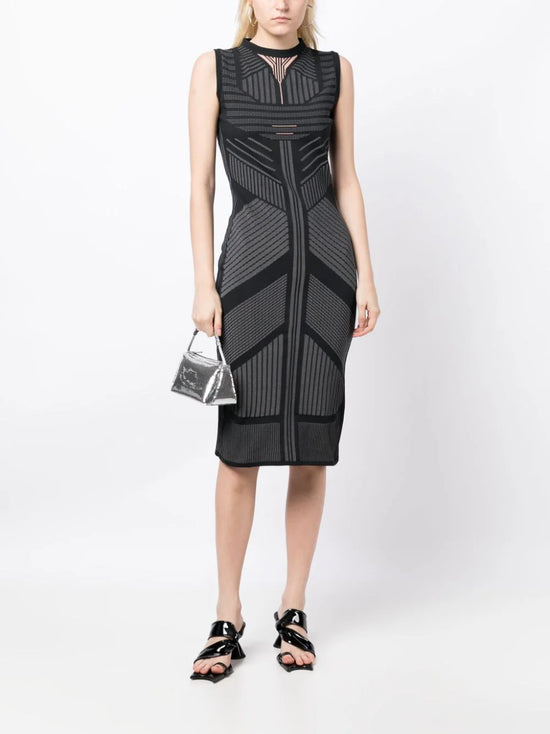 Geometric Bodycon Dress