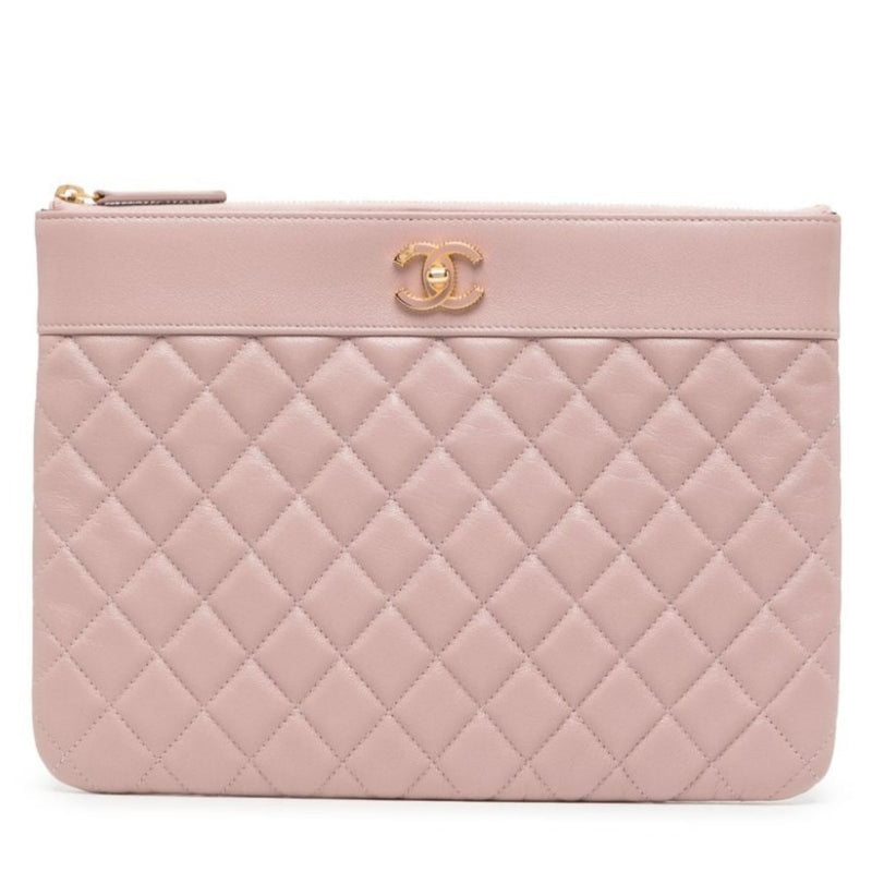 CC Quilted Clutch Bag