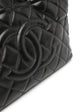 CC Quilted Black Caviar Tote Bag