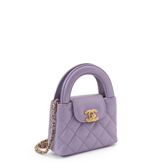 Mini Kelly Shopping Bag Lilac