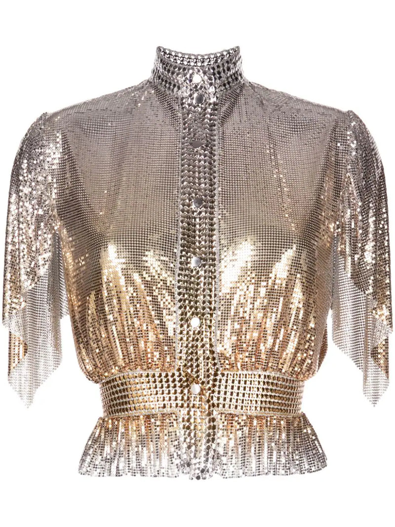 Chainmail Mesh Top