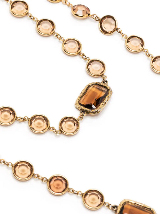 Vintage Gripoix Glass Beaded Sautoir Necklace