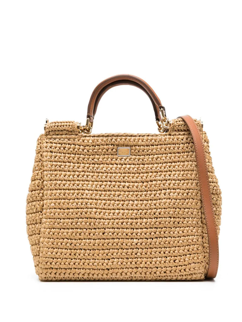 Dolce & Gabbana Straw Tote Bag