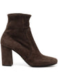 Brown Suede Ankle Boots