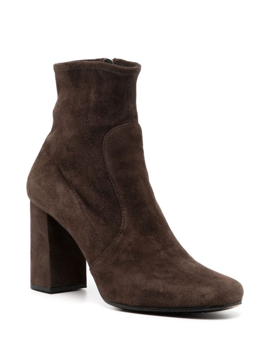 Brown Suede Ankle Boots