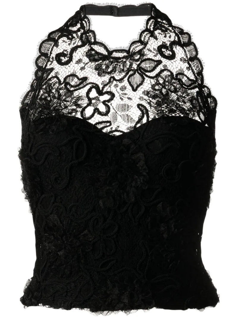 Lace Halterneck Top