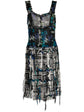 2007 Sleeveless Tweed Midi Dress