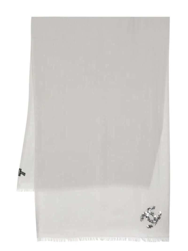 Sequin CC-logo Scarf