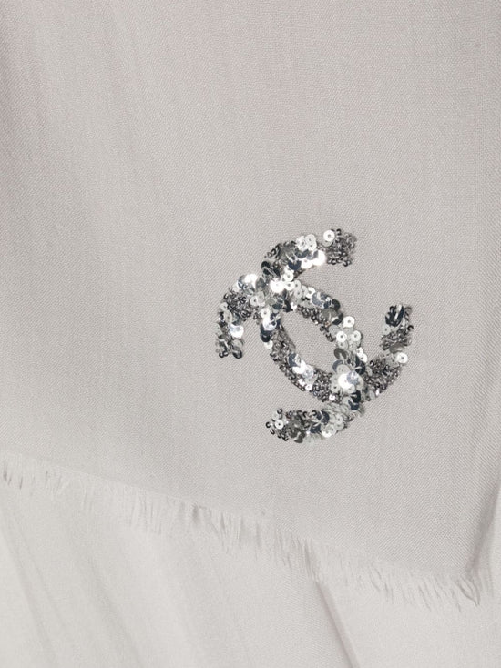 Sequin CC-logo Scarf