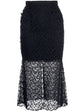 Rhinestone-embellished Lace Midi Skirt