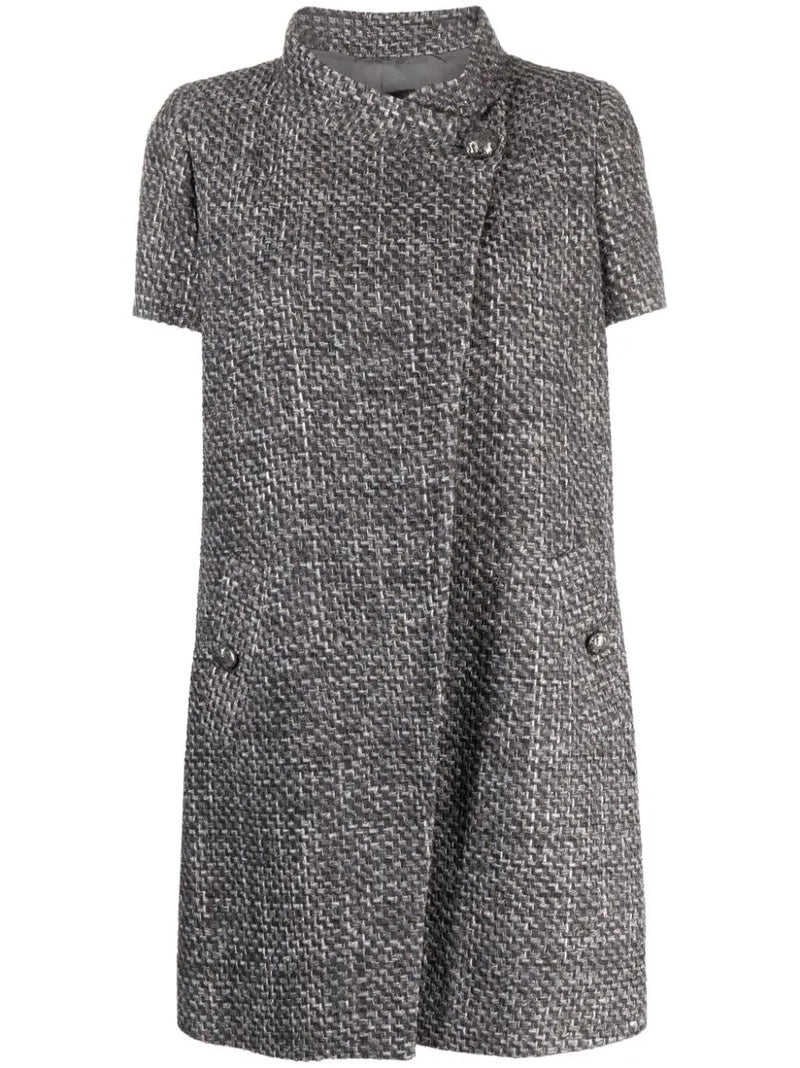 Short-sleeved Elongated Cotton Jacket