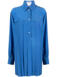 Pleated Silk Shirt