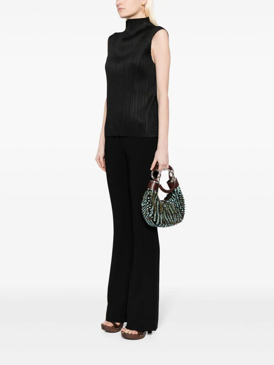 Chloé Half Moon Bracelet Bag Glass Beaded