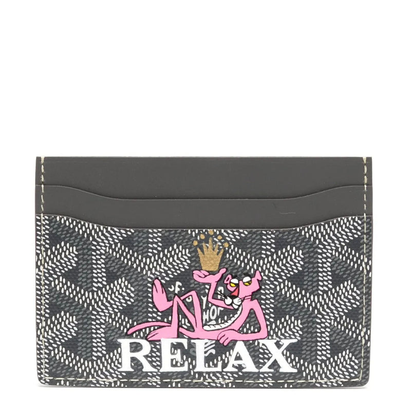 Customised Pink Panther Grey Saint-Sulpice Cardholder
