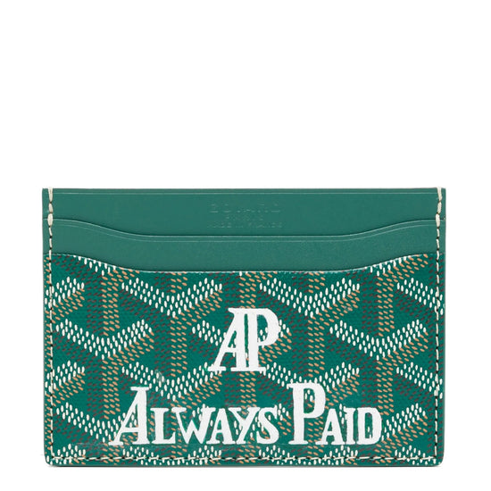 Customised Pink Panther Green Saint-Sulpice Cardholder